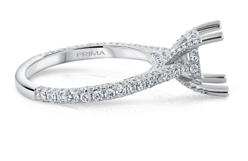 Diamond Engagement Ring For 8.5x6.5 Oval