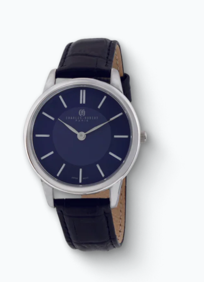 Charles-Hubert Stainless Steel Quartz Watch 4004-E