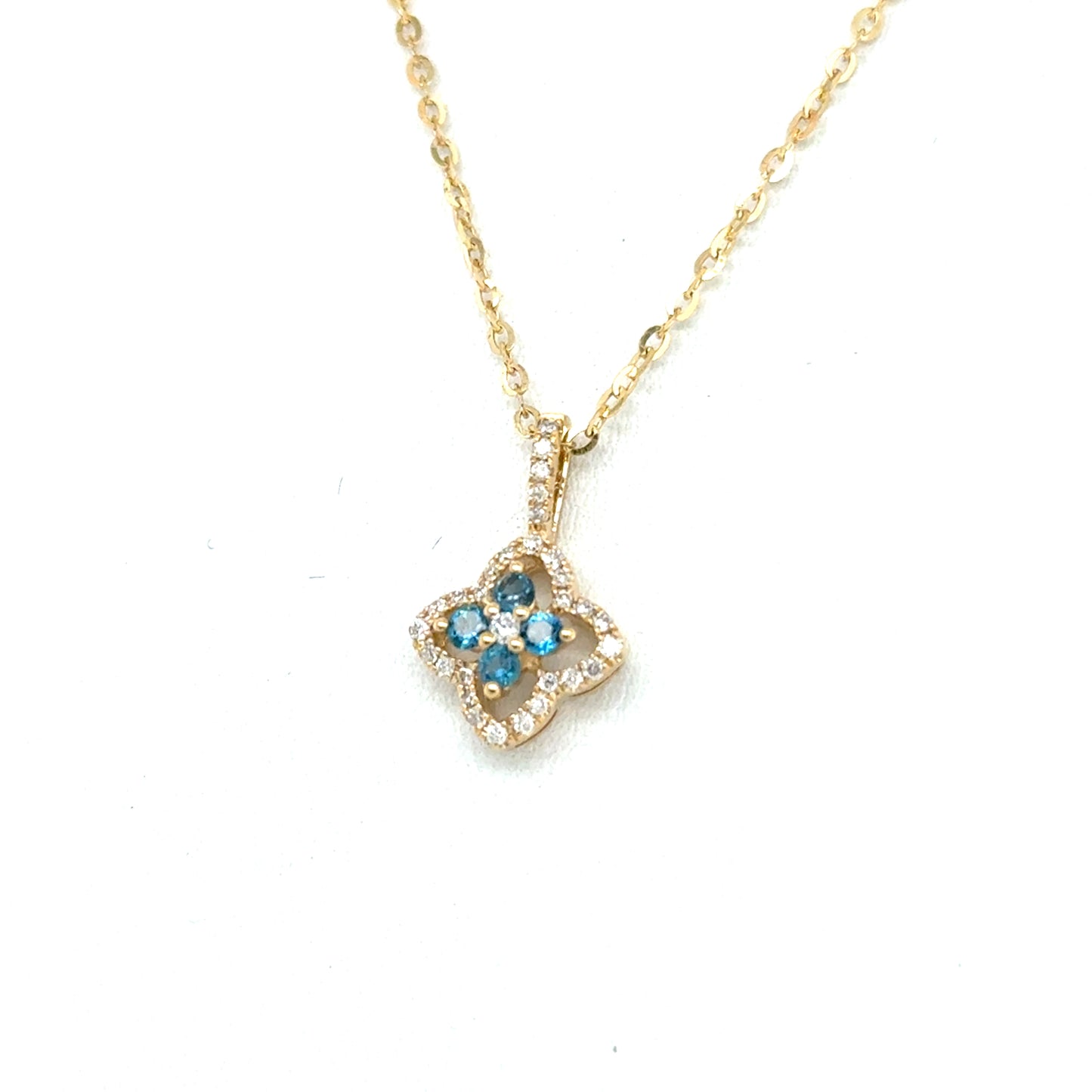 London Blue Topaz Pendant