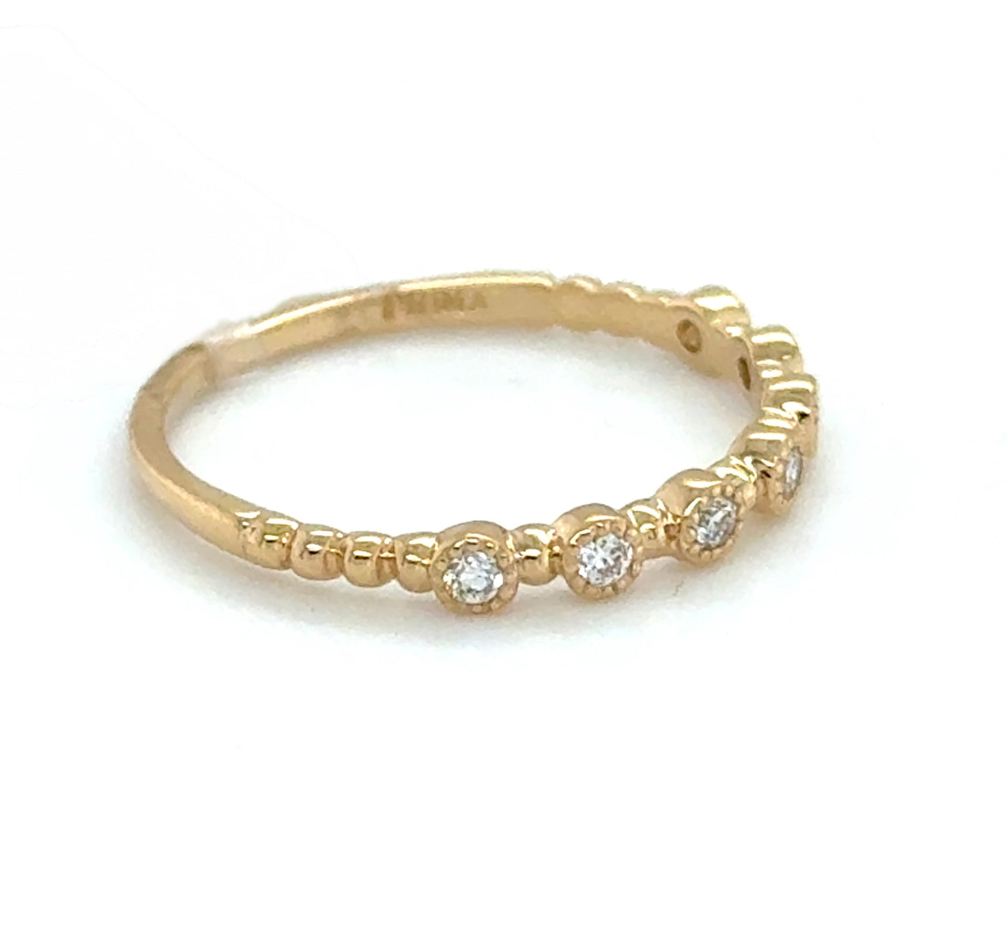 7 Diamond Bead Band