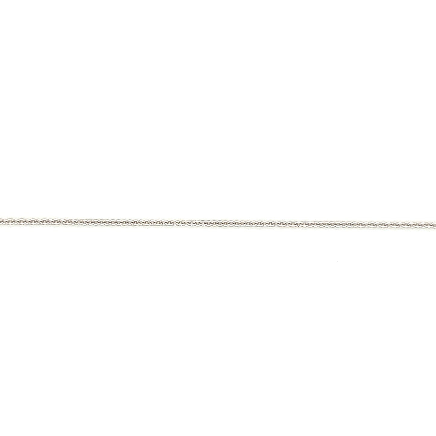 Cable 1.05mm Chain in 10K White Gold Chain View