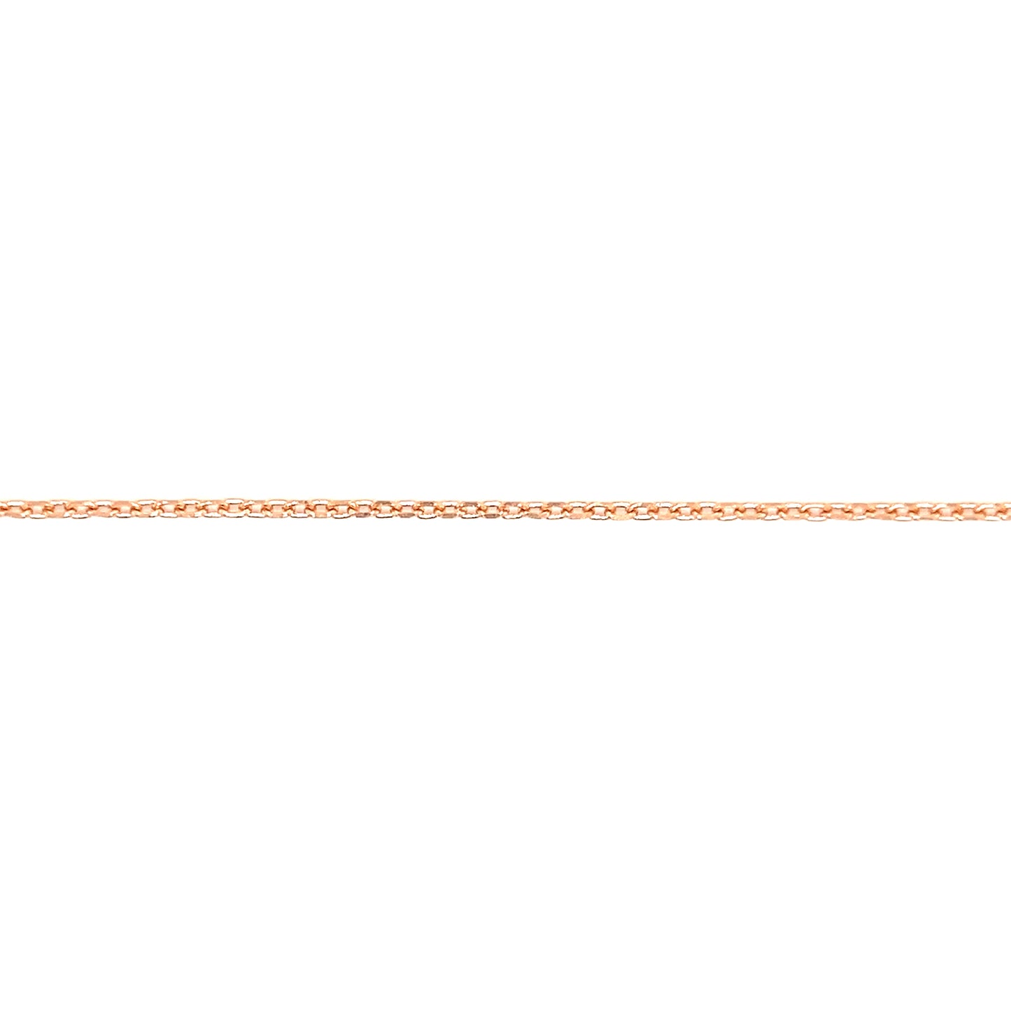 Cable Chain 1.4mm with 16in of Length in 14K Rose Gold Chain View