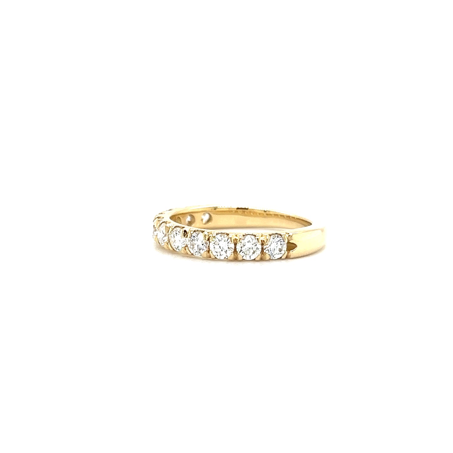 Diamond Ring with 1 ctw of Diamonds in 14K Yellow Gold Right Side View