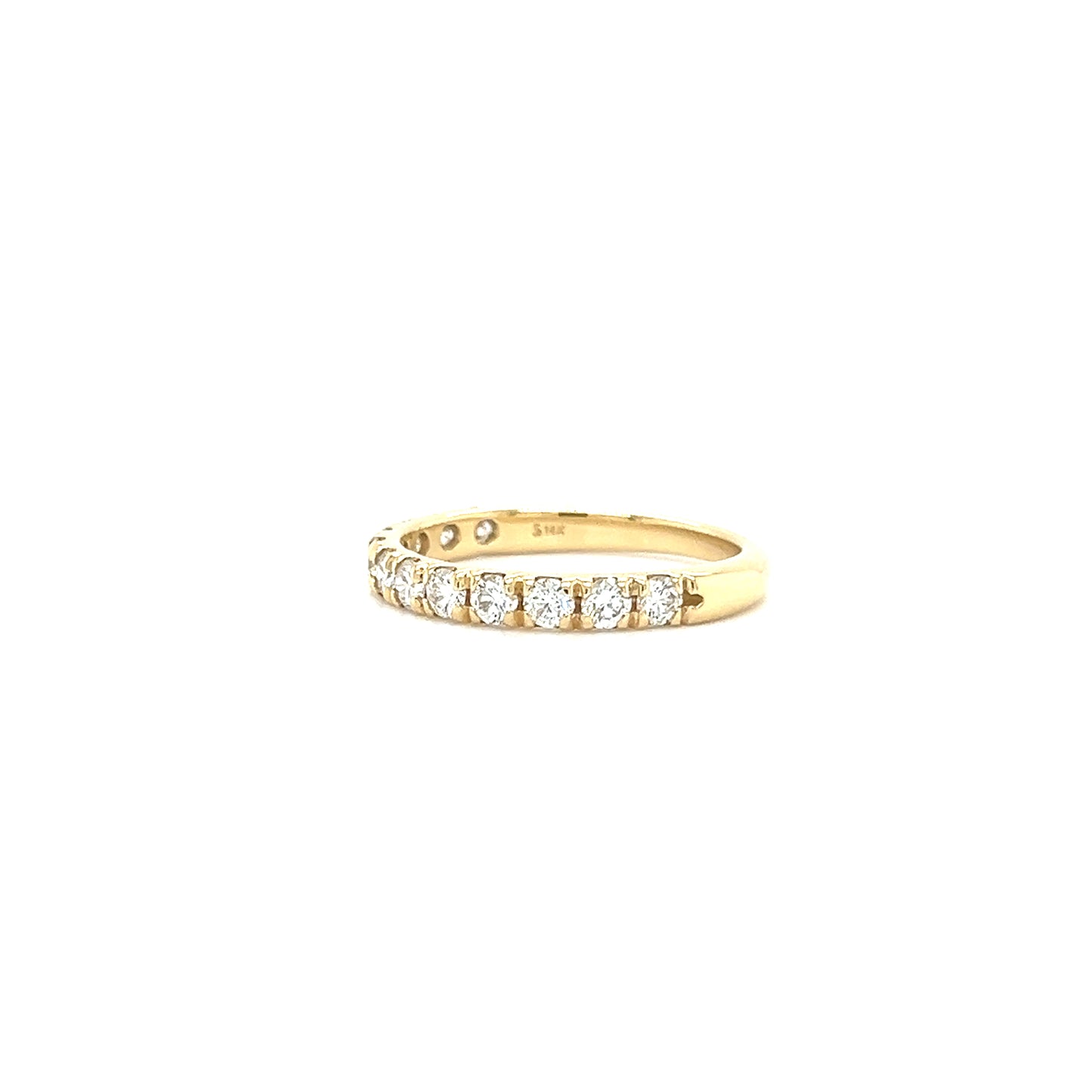 Diamond Ring with 0.75ctw of Diamonds in 14K Yellow Gold Right Side View