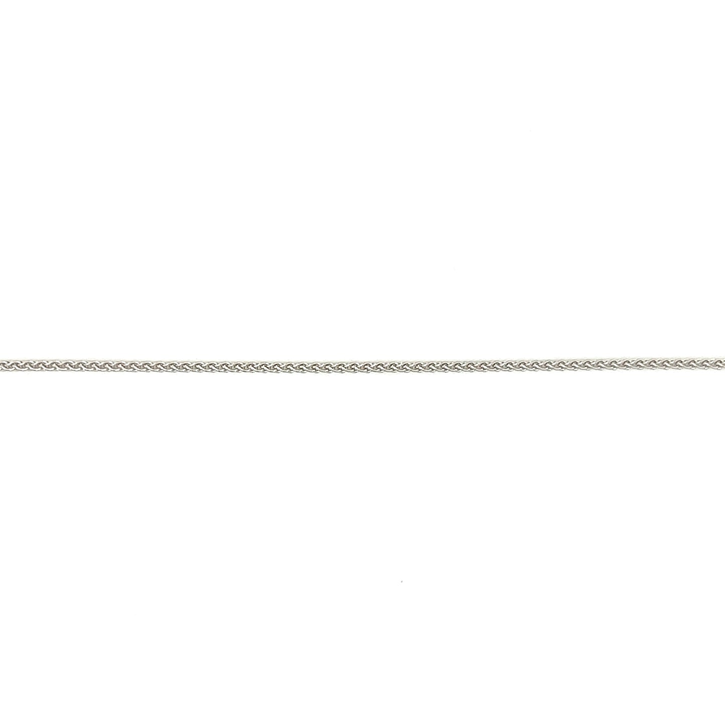 Wheat Chain 1.05mm with 16in Length in 14K White Gold Chain View