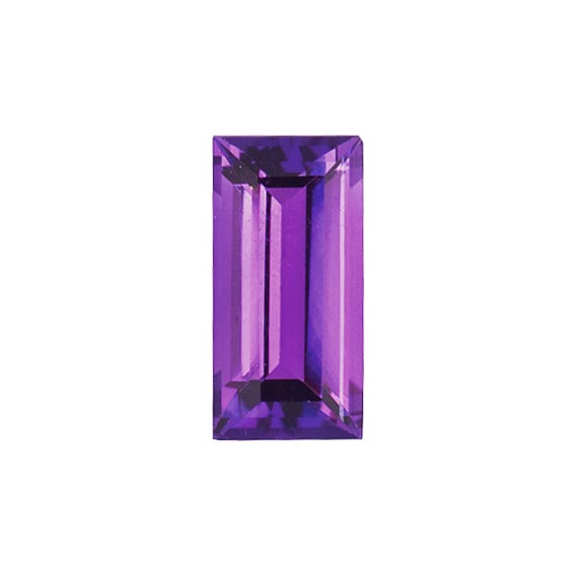 Loose Amethyst Gemstone (RGJ-Amethyst) Baguette AAA