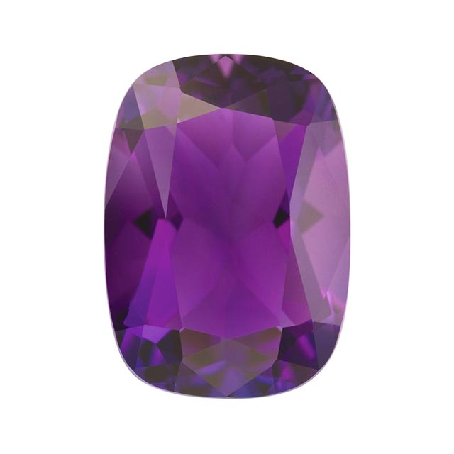 Loose Amethyst Gemstone (RGJ-Amethyst) Cushion Long AAA