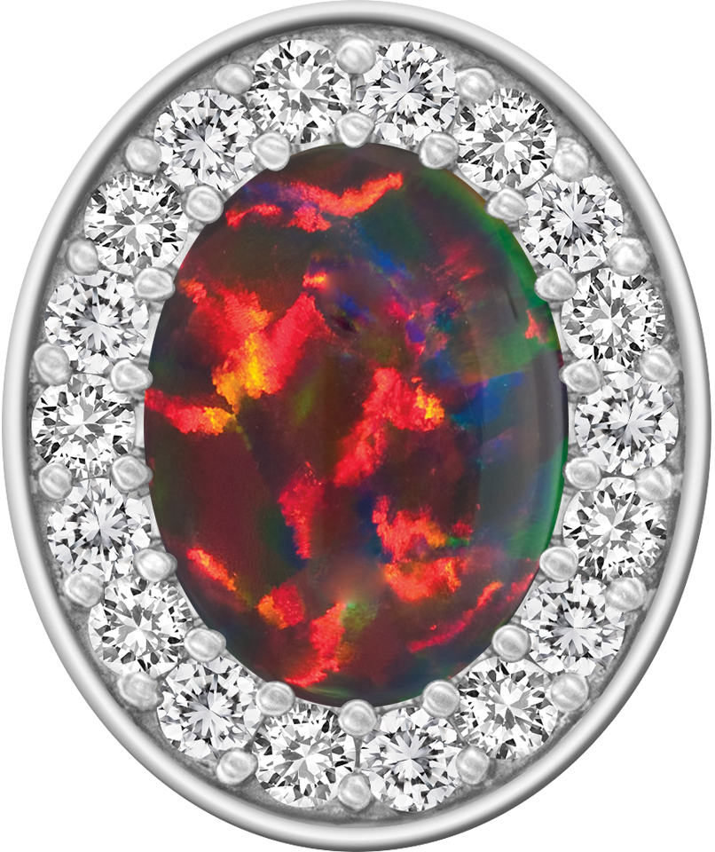 Black Opal Centerpiece ProPlus M18™ Class Ring Mod™