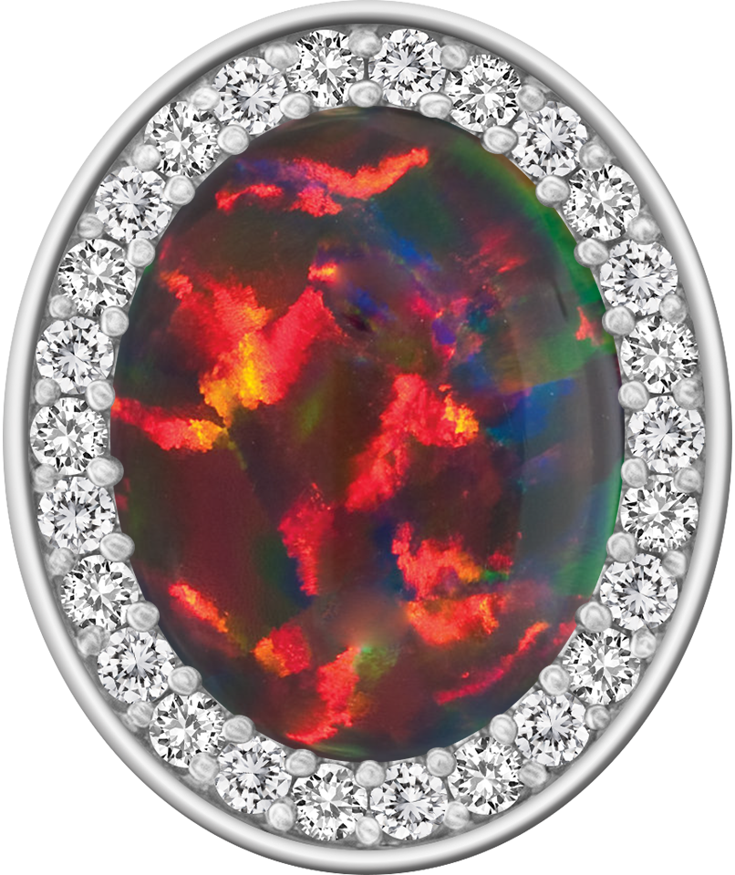 Black Opal Centerpiece ProPlus M26™ Class Ring Mod™