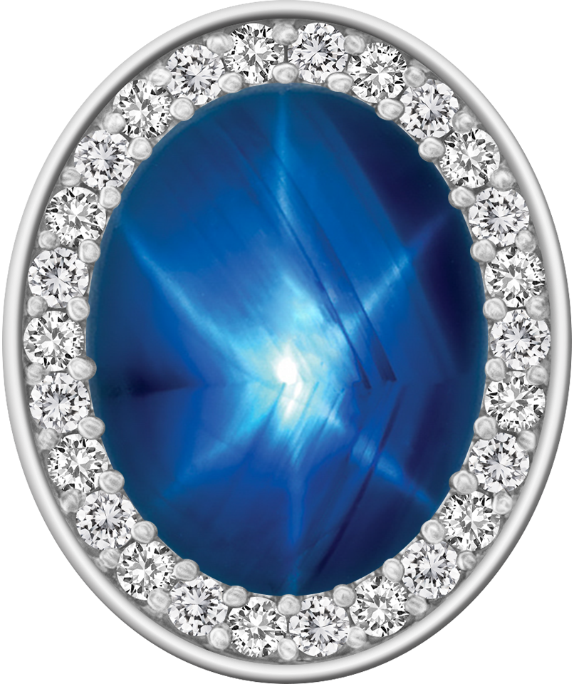 Blue Star Sapphire Centerpiece ProPlus M26™ Class Ring Mod™