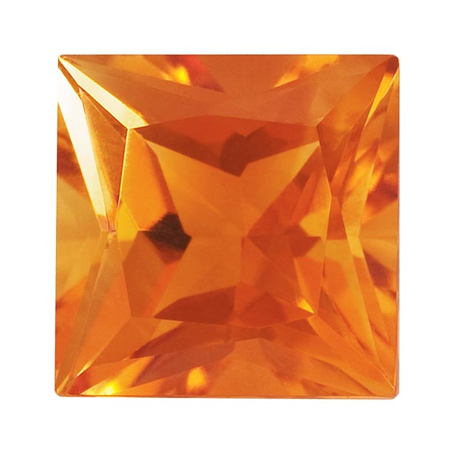 Loose Citrine Gemstone (RGJ-Citrine) Princess AAA