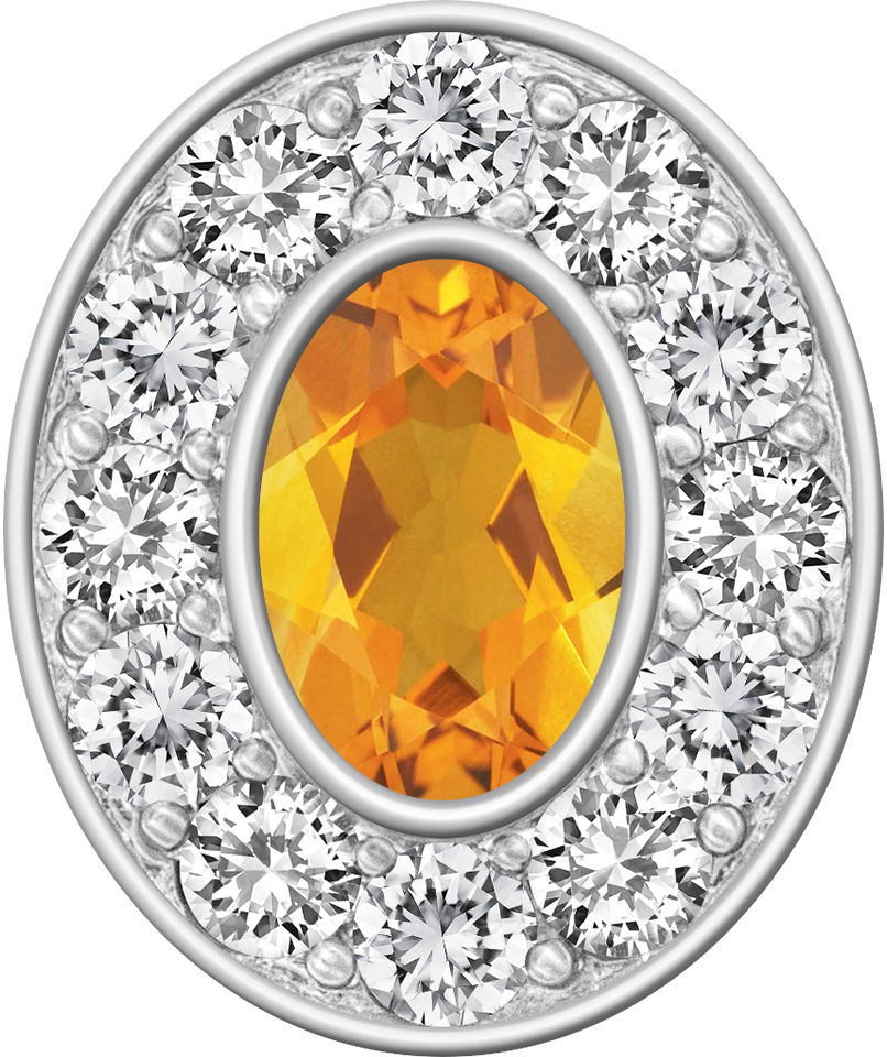 Citrine Centerpiece Pro M12™ Class Ring Mod™