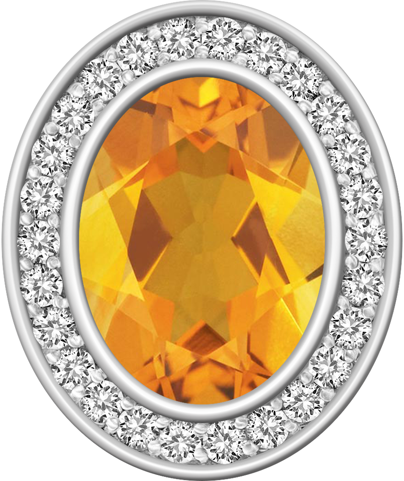 Citrine Centerpiece Pro M26™ Class Ring Mod™