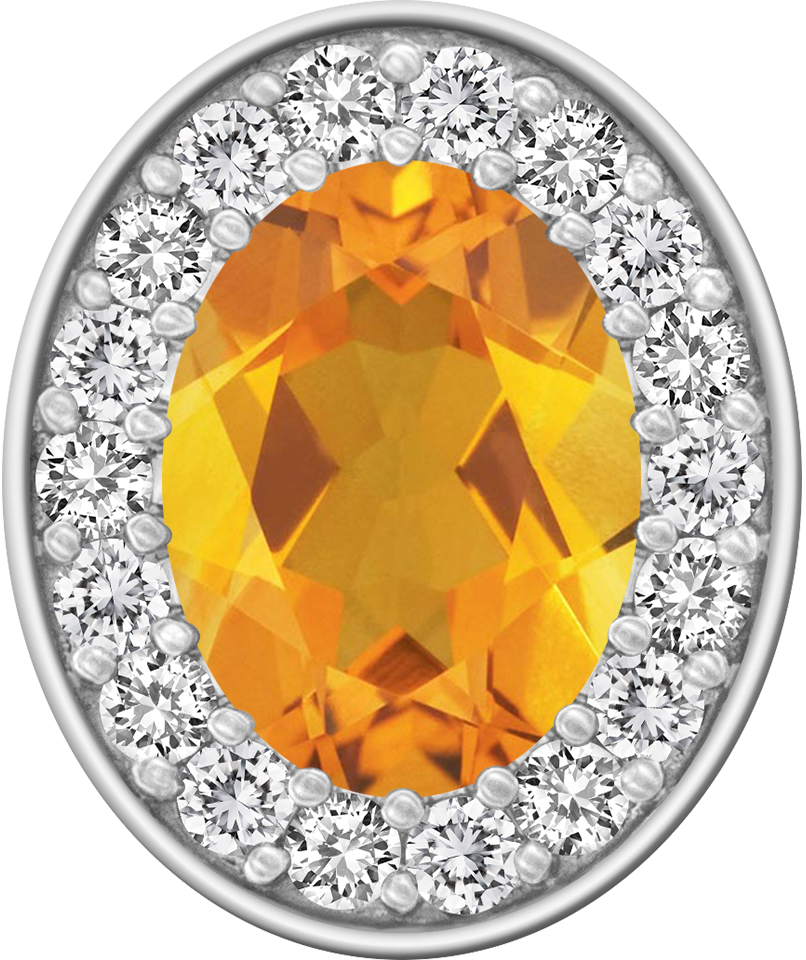 Citrine Centerpiece ProPlus M18™ Class Ring Mod™