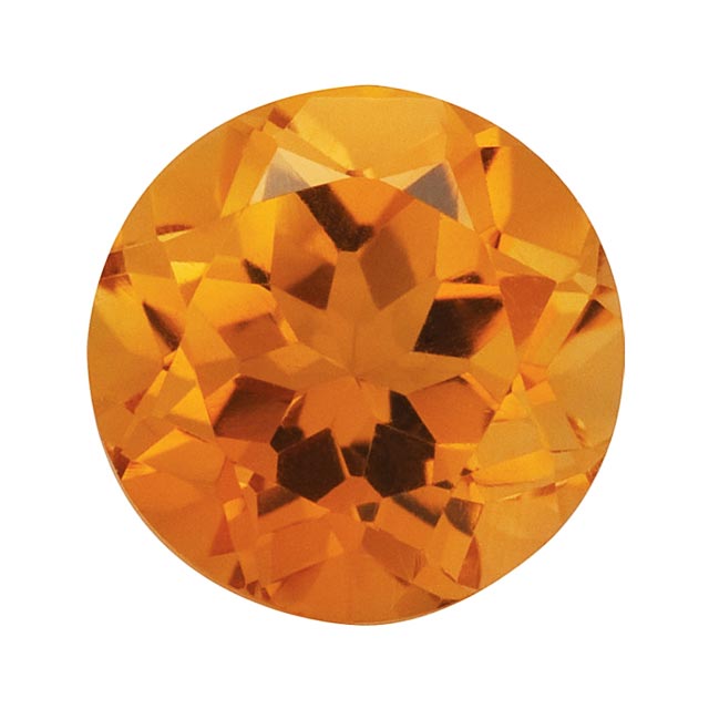 Loose Citrine Gemstone (RGJ-Citrine) Round AA
