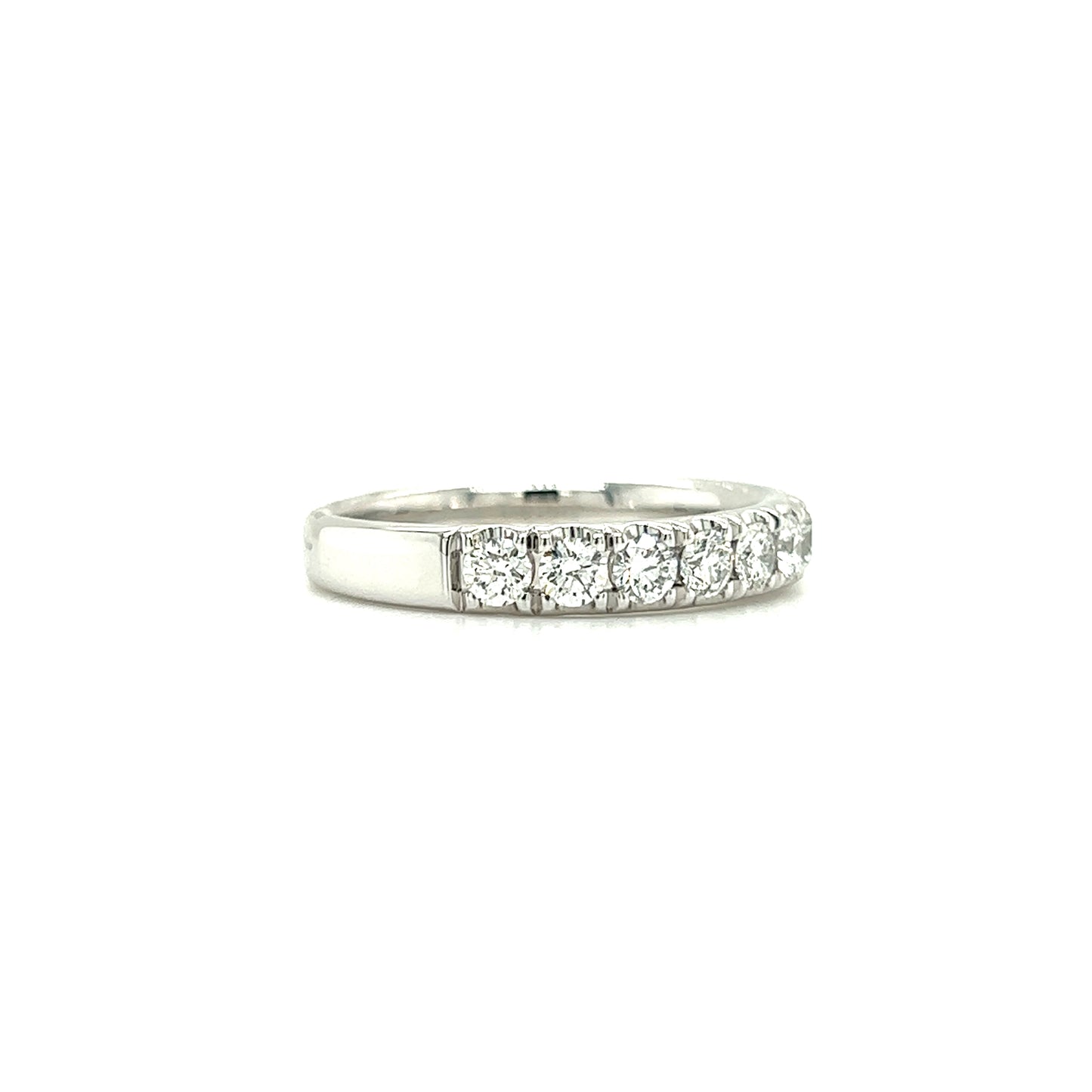 Diamond Ring with 0.98ctw of Diamonds in Platinum Left Side View