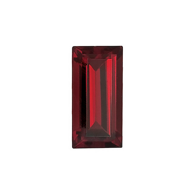 Loose Garnet Gemstone (RGJ-Garnet) Mozambique Baguette