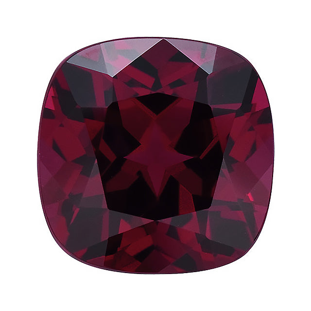 Loose Rhodolite Garnet Gemstone (RGJ-Rhodolite-Garnet) Cushion Short