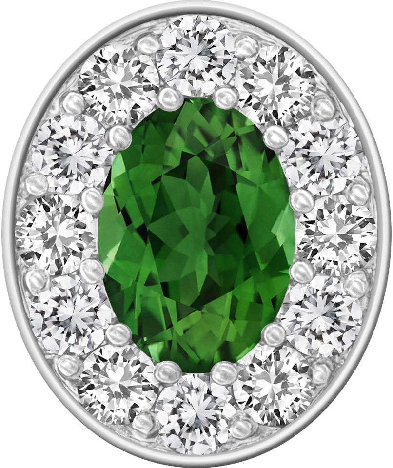 Green Tourmaline Centerpiece ProPlus M12™ Class Ring Mod™