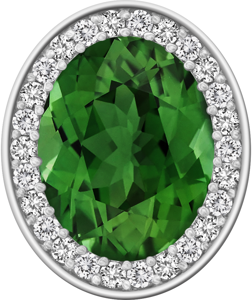 Green Tourmaline Centerpiece ProPlus M26™ Class Ring Mod™