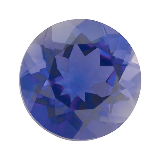 Loose Iolite Gemstone Round