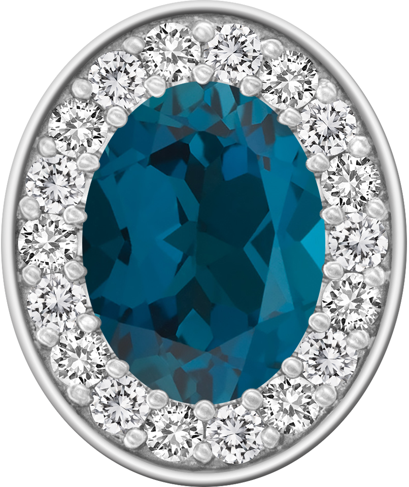 London Blue Topaz Centerpiece ProPlus M18™ Class Ring Mod™