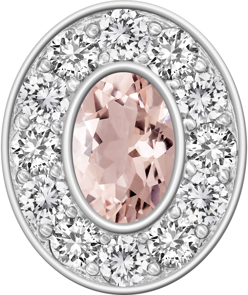 Morganite Centerpiece Pro M12™ Class Ring Mod™