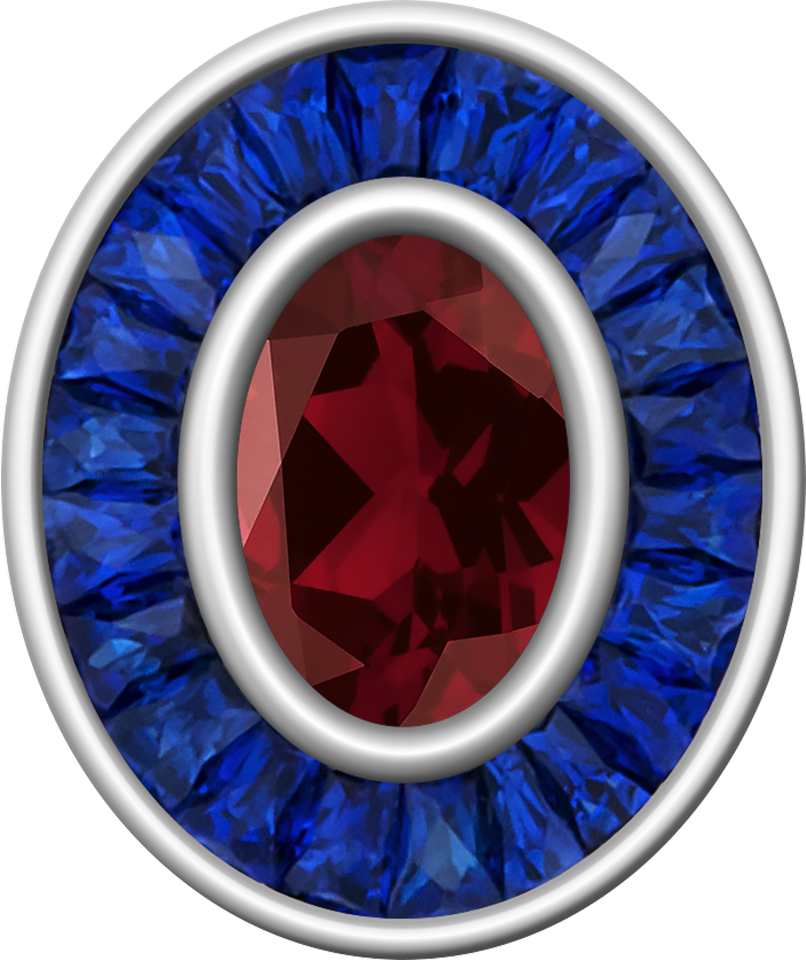 Mozambique Garnet Eternal MX™ Class Ring Mod™