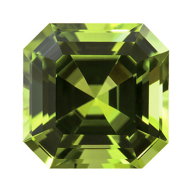 Loose Peridot Gemstone (RGJ-Peridot) Asscher