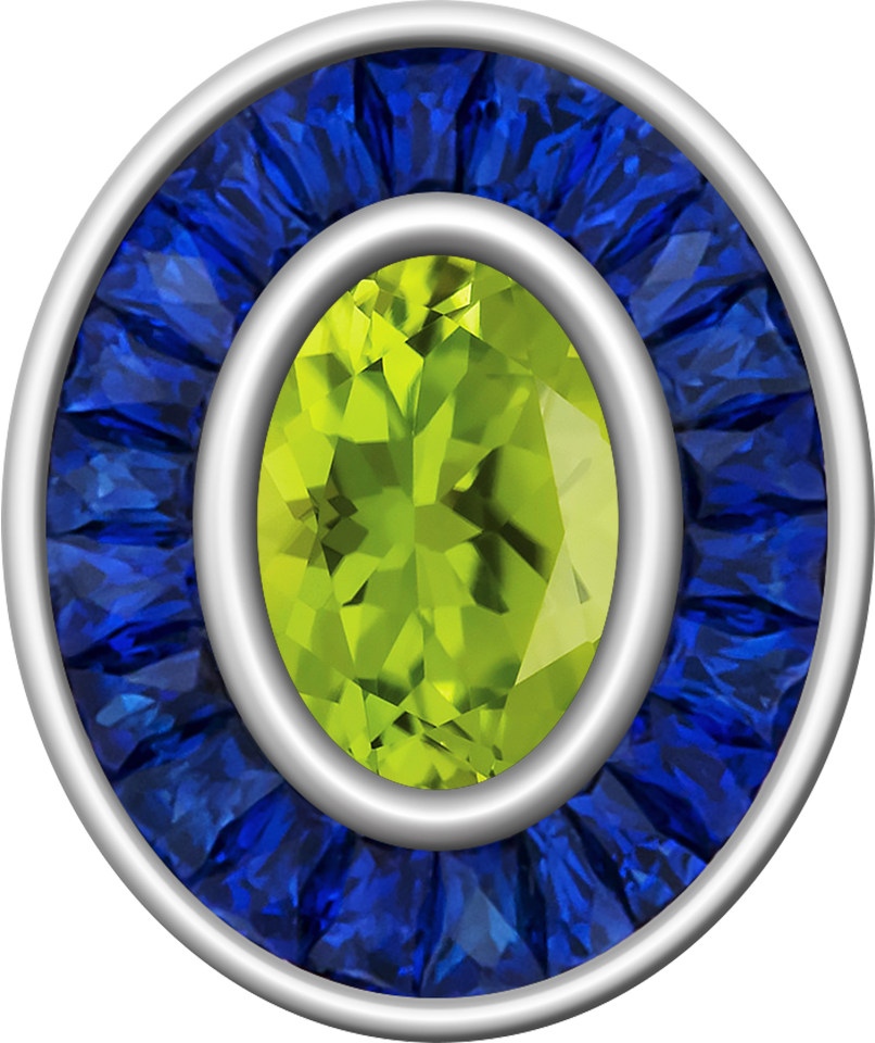 Peridot Centerpiece Eternal MX™ Class Ring Mod™