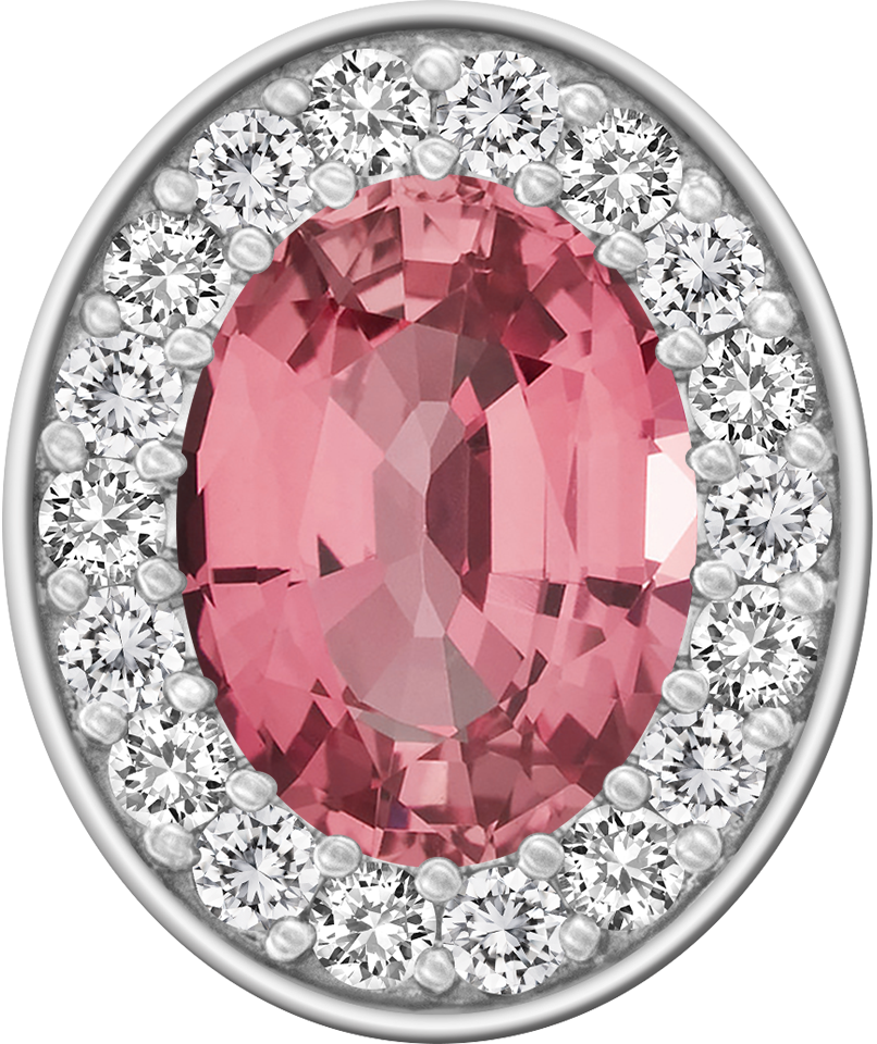 Pink Sapphire Centerpiece ProPlus M18™ Class Ring Mod™