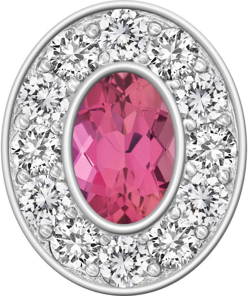Pink Tourmaline Centerpiece Pro M12™ Class Ring Mod™