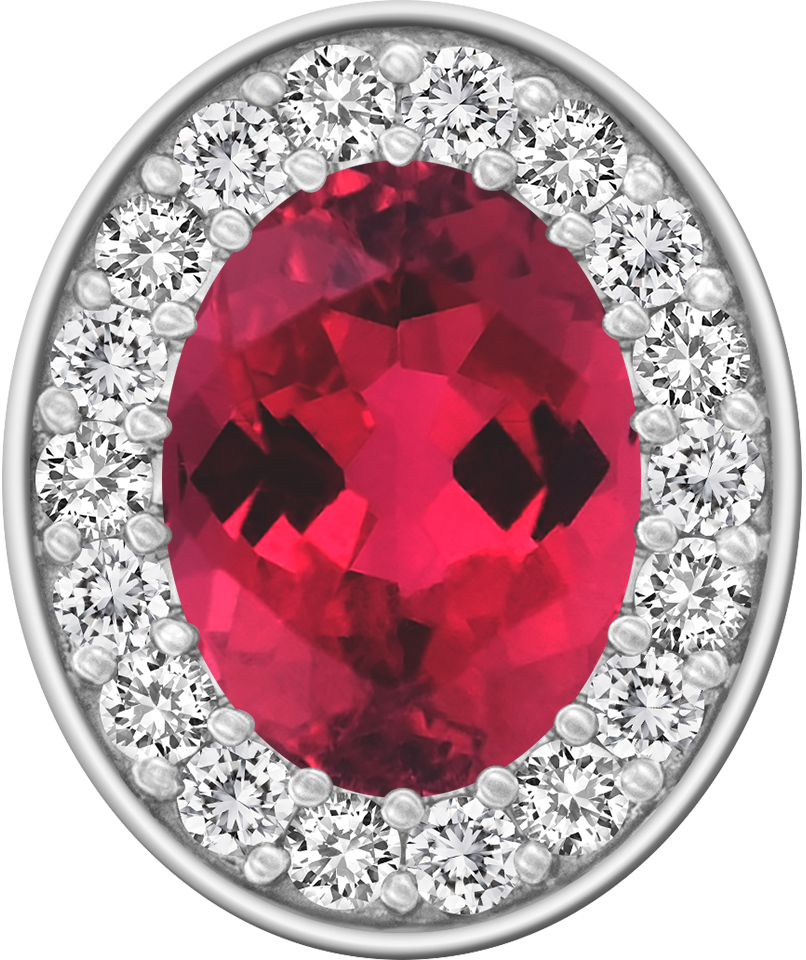 Red Tourmaline Centerpiece ProPlus M18™ Class Ring Mod™