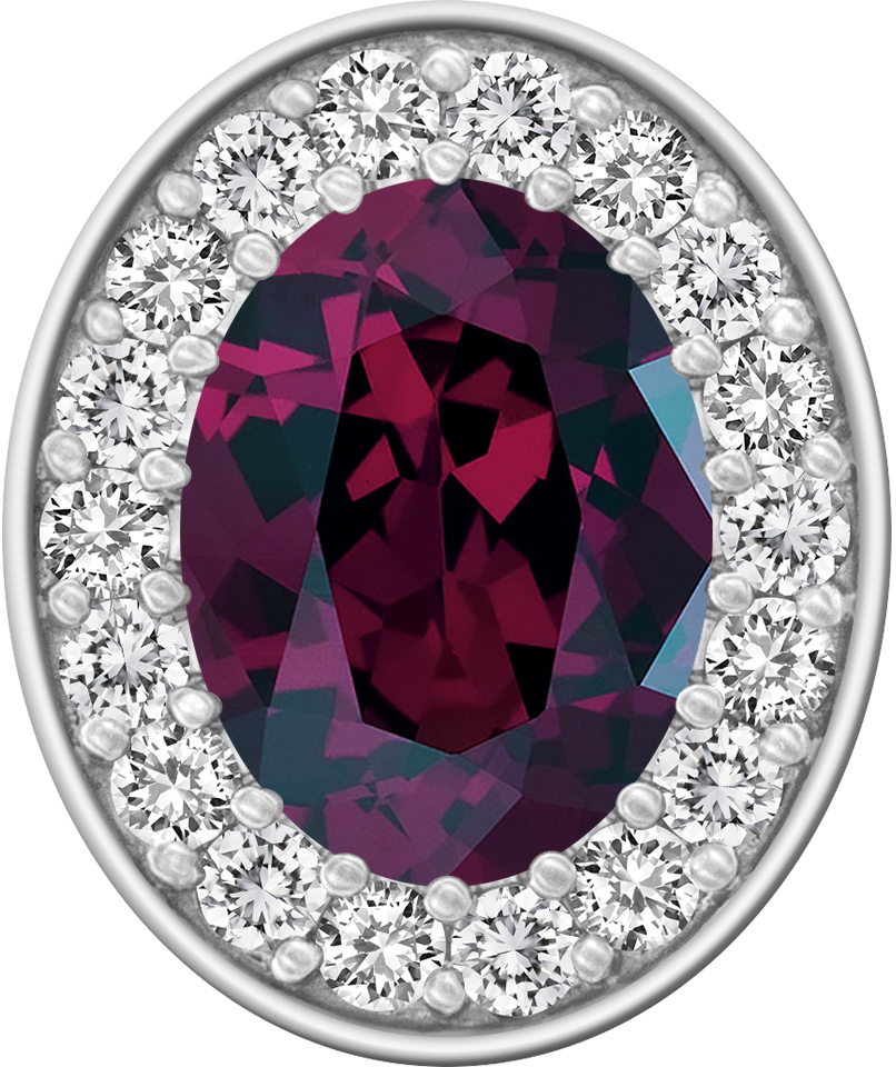 Rhodolite Garnet Centerpiece ProPlus M18™ Class Ring Mod™