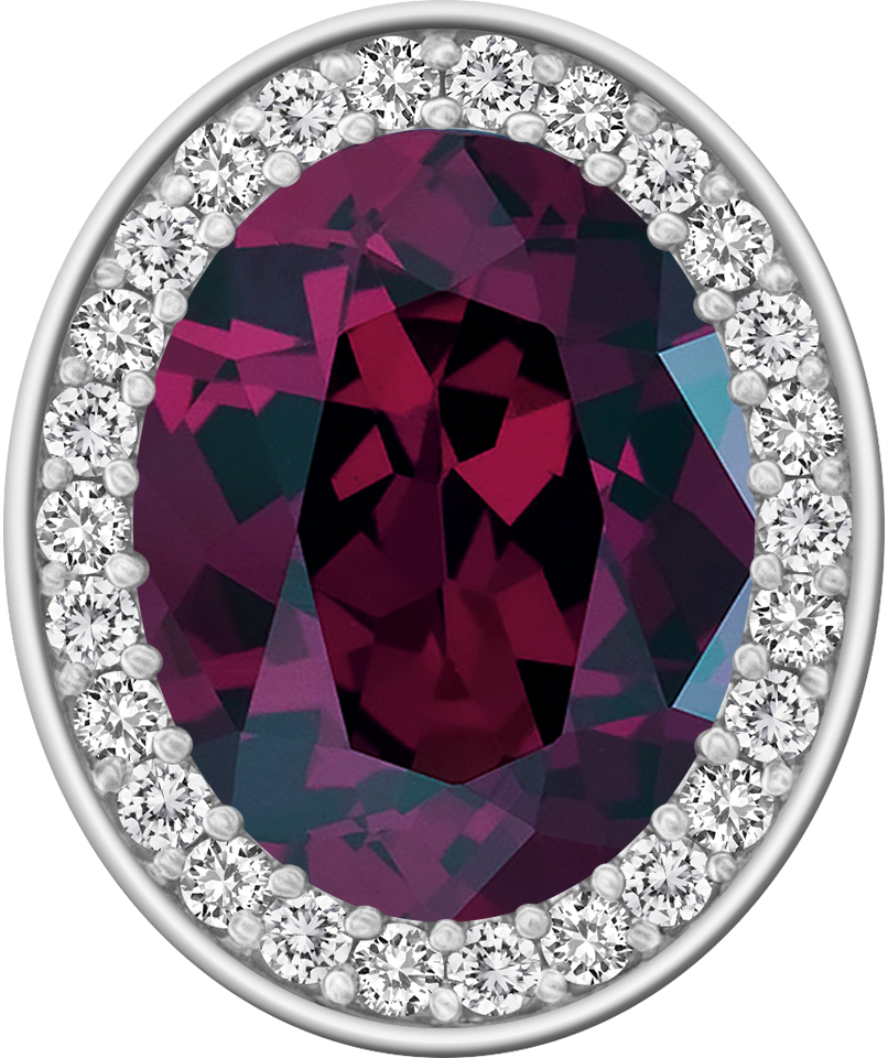 Rhodolite Garnet Centerpiece ProPlus M26™ Class Ring Mod™