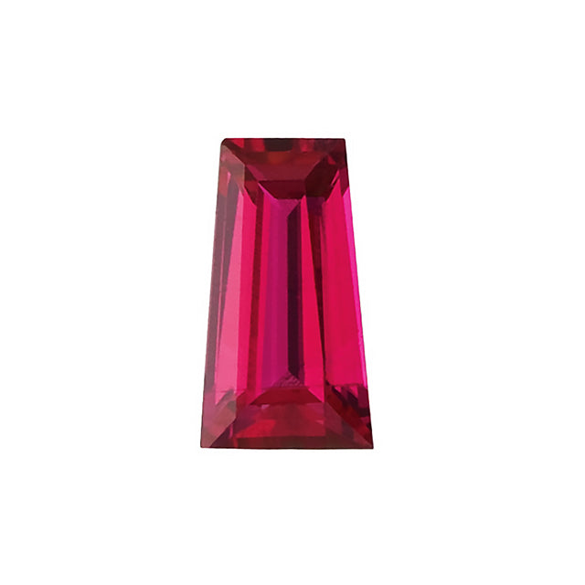 Loose Ruby Gemstone (RGJ-Ruby) Baguette Tapered