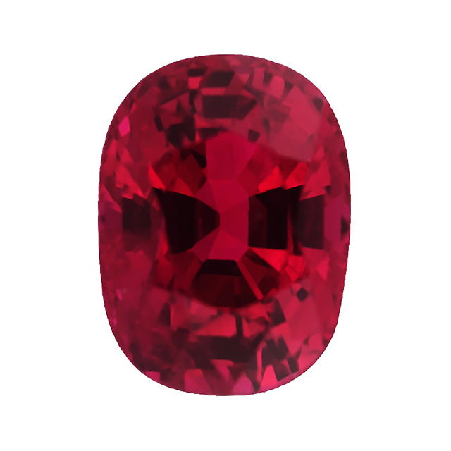 Loose Ruby Gemstone (RGJ-Ruby) Cushion Long