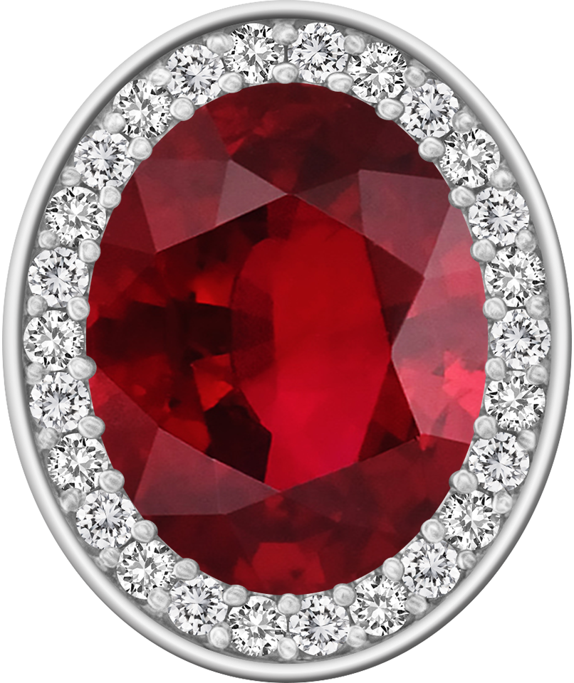 Ruby Centerpiece ProPlus M26™ Class Ring Mod™