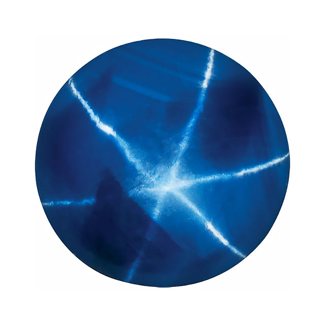 Loose Blue Star Sapphire Gemstone (RGJ-Blue-Sapphire) Round