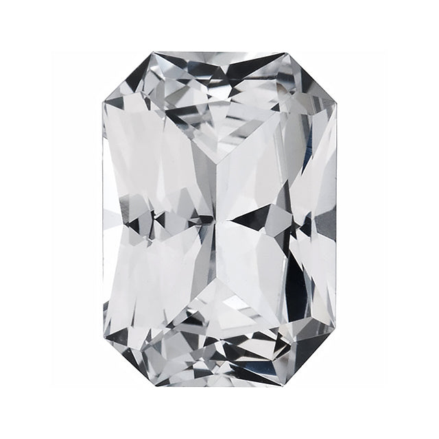 Loose White Sapphire Gemstone (RGJ-White-Sapphire) Octagon Emerald Cut