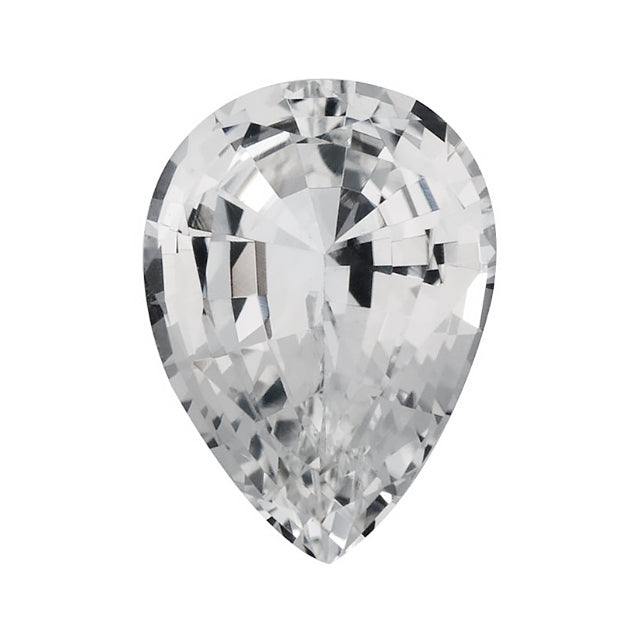 Loose White Sapphire Gemstone (RGJ-White-Sapphire) Pear