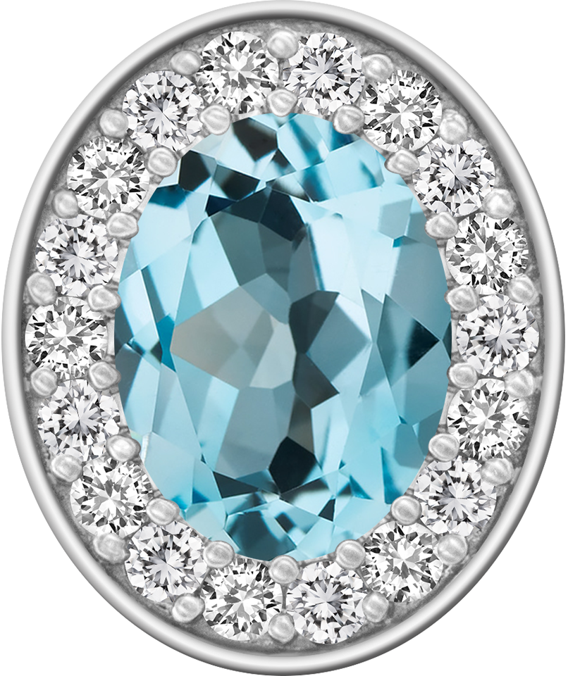 Sky Blue Topaz Centerpiece ProPlus M18™ Class Ring Mod™