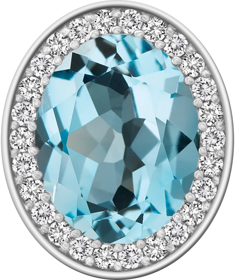 Sky Blue Topaz Centerpiece ProPlus M26™ Class Ring Mod™