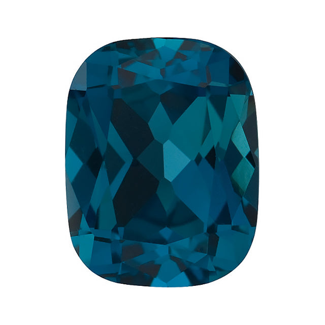 Loose London Blue Topaz Gemstone (RGJ-London-Blue-Topaz) Cushion Long