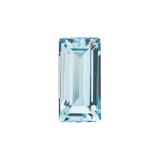 Loose Sky Blue Topaz Gemstone Baguette