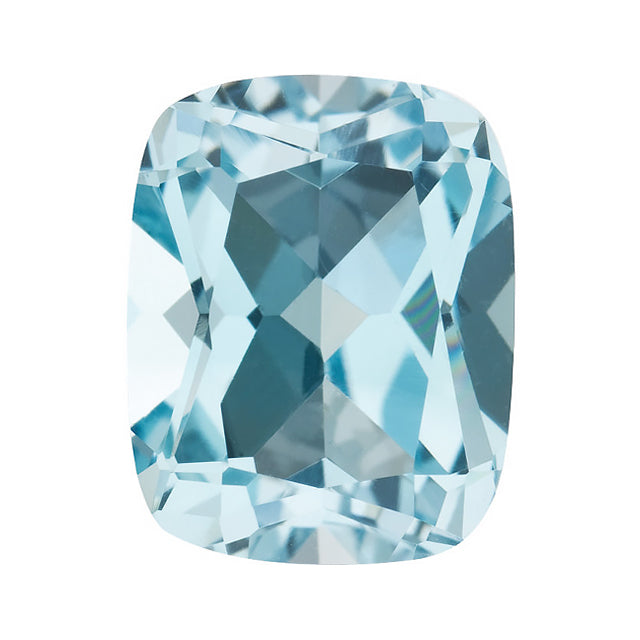 Loose Sky Blue Topaz Gemstone Cushion Long