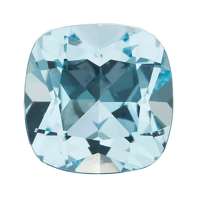 Loose Sky Blue Topaz Gemstone Cushion Short