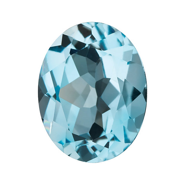 Loose Sky Blue Topaz Gemstone Oval