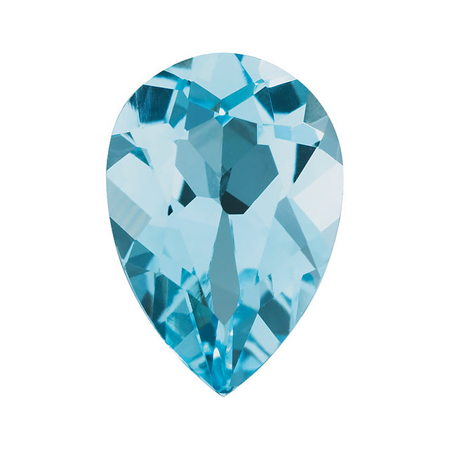 Loose Sky Blue Topaz Gemstone Pear