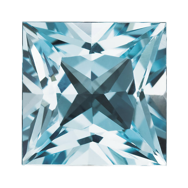 Loose Sky Blue Topaz Gemstone Princess